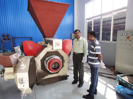 Biomass pellet machine