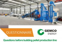 Questions before building pellet production line